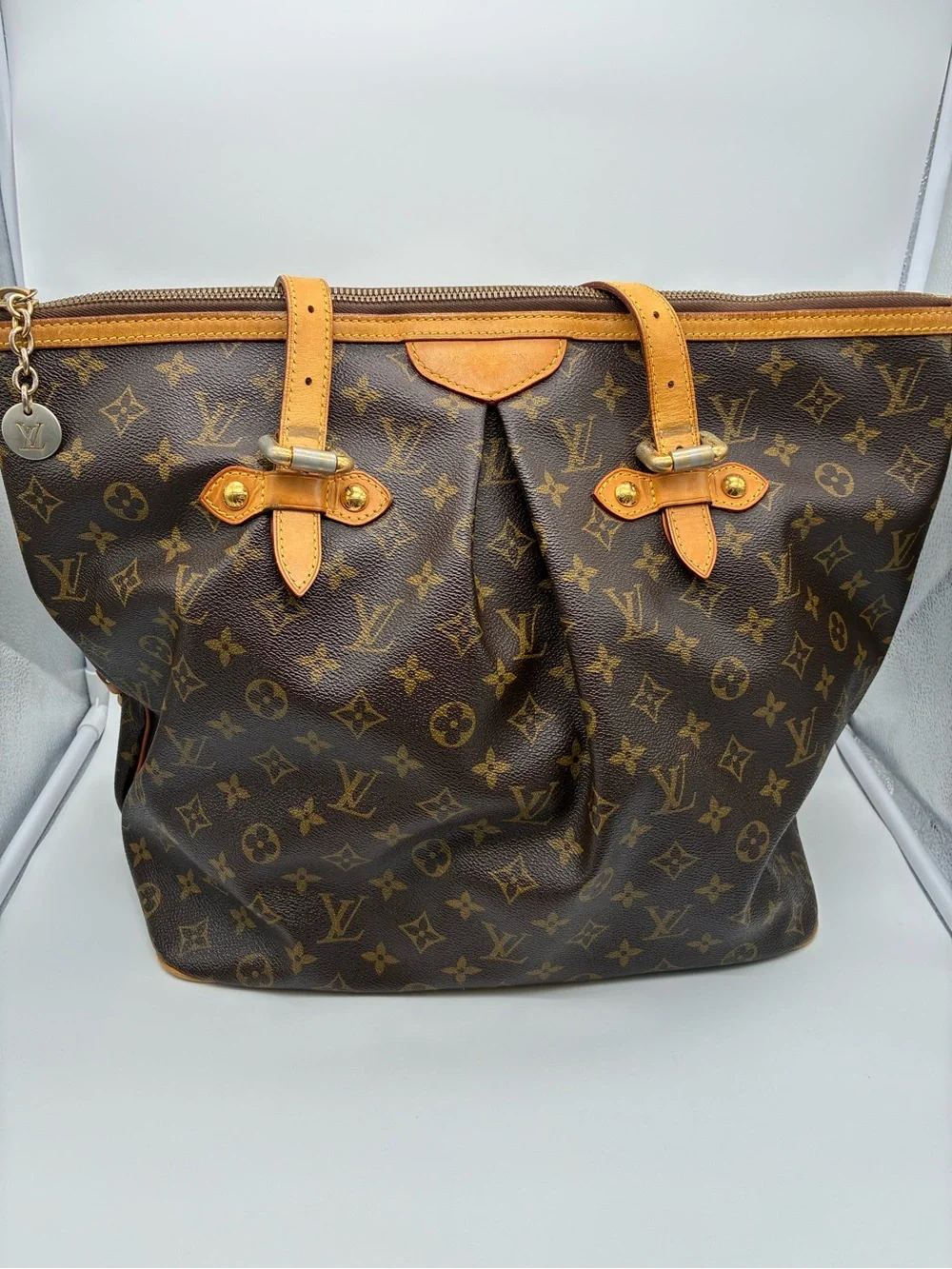 Louis Vuitton Palermo GM Monogram Canvas Shoulder with strap and COA